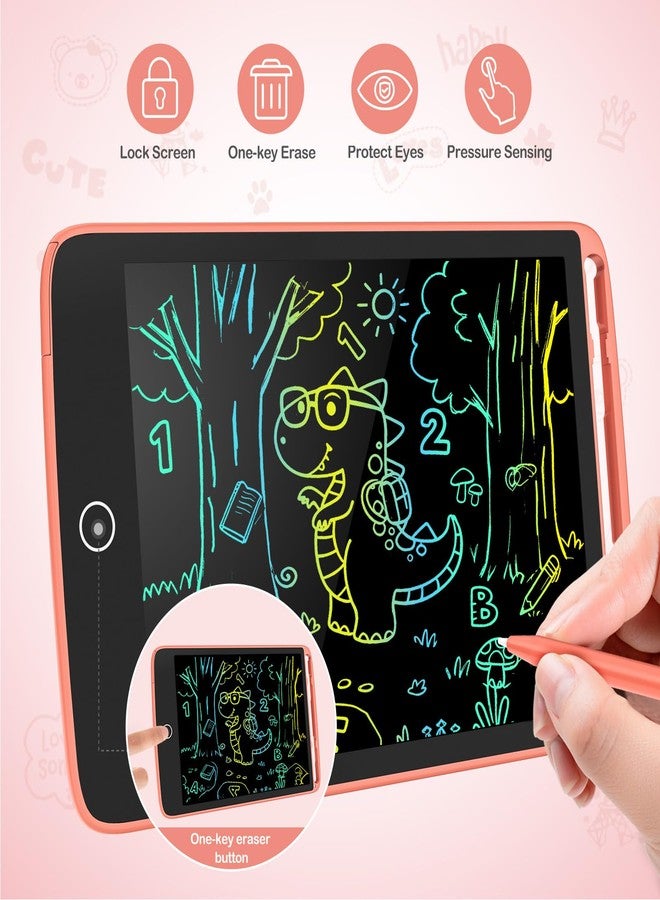 TECJOE 2 Pack LCD Writing Tablet with Fridge Magnets, Doodle Board for Kids Drawing Kitchen Memo, Christmas Stocking Stuffers Birthday Gifts Toys for Boys Girls 8.5 Inch(Blue+Pink) - Image 4